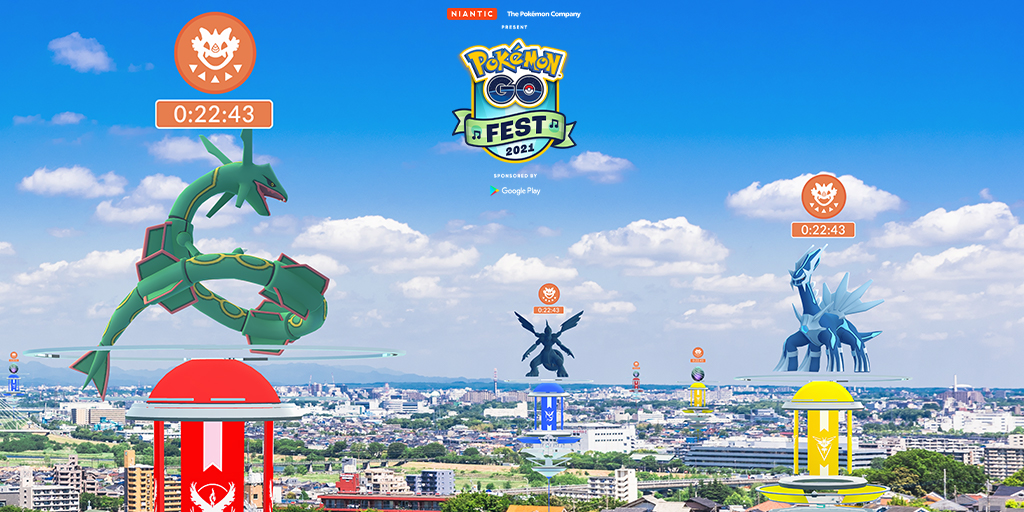 Raids Pokémon GO Fest 2021, heures des Pokémon légendaires